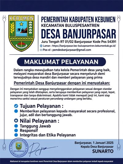 Maklumat Pelayanan