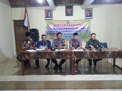 Musdes Pembahasan Rancangan Perubahan APBDes tahun 2023