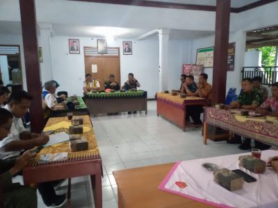 RAPAT KORDINASI TINDAK LANJUT PENANGANAN BANJIR DIWILAYAH BULUSPESANTREN